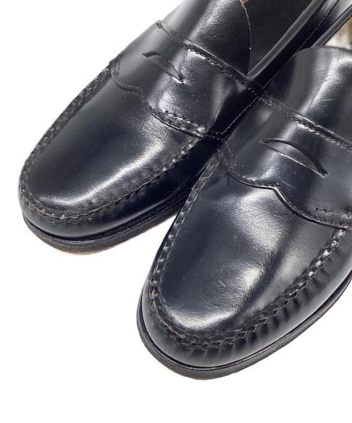 G.H.BASS（ジーエイチバス）G.H.BASS (ジーエイチバス) LARSON Moc Penny Loafer ブラック サイズ:61/2の古着・服飾アイテム