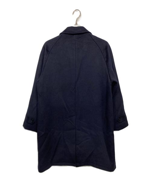 417 by EDIFICE（417 バイ エディフィス）417 by EDIFICE (417 バイ エディフィス) ウールミックス マックコート ネイビー サイズ:Lの古着・服飾アイテム
