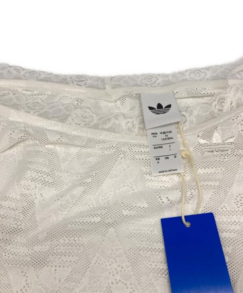 adidas（アディダス）adidas (アディダス) レース バルドー トップ ホワイト サイズ:L 未使用品の古着・服飾アイテム