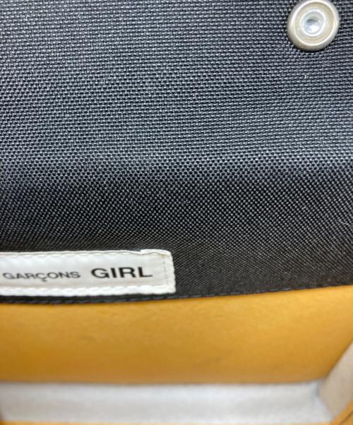 COMME des GARCONS GIRL（コムデギャルソンガール）COMME des GARCONS GIRL (コムデギャルソンガール) ペイント キャンバス 2WAY バッグ ブラックの古着・服飾アイテム