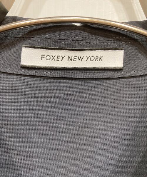FOXEY NEWYORK（フォクシーニューヨーク）FOXEY NEWYORK (フォクシーニューヨーク) Soho Dress ネイビー サイズ:38の古着・服飾アイテム