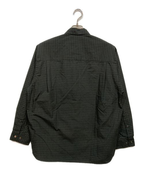 STEVEN ALAN（スティーブンアラン）STEVEN ALAN (スティーブンアラン) ピンオックス チェック レギュラーカラー シャツ グリーン サイズ:Sの古着・服飾アイテム