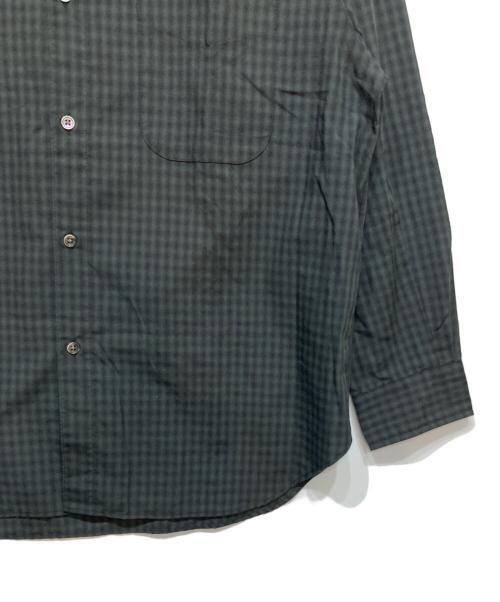 STEVEN ALAN（スティーブンアラン）STEVEN ALAN (スティーブンアラン) ピンオックス チェック レギュラーカラー シャツ グリーン サイズ:Sの古着・服飾アイテム