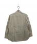 STEVEN ALAN (スティーブンアラン) 60 コンパクト ストライプ レギュラーカラー シャツ LOOSE ベージュ サイズ:S：7000円
