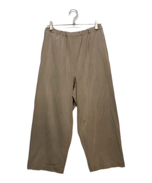 JOHNBULL（ジョンブル）JOHNBULL (ジョンブル) ヘリンボーンイージーワイドパンツ ベージュ サイズ:Ｍの古着・服飾アイテム