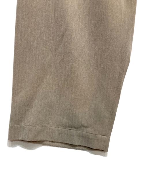 JOHNBULL（ジョンブル）JOHNBULL (ジョンブル) ヘリンボーンイージーワイドパンツ ベージュ サイズ:Ｍの古着・服飾アイテム