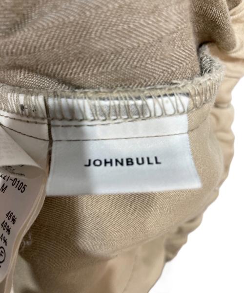 JOHNBULL（ジョンブル）JOHNBULL (ジョンブル) ヘリンボーンイージーワイドパンツ ベージュ サイズ:Ｍの古着・服飾アイテム