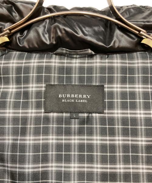 BURBERRY BLACK LABEL（バーバリーブラックレーベル）BURBERRY BLACK LABEL (バーバリーブラックレーベル) キルティングダウンジャケット ブラック サイズ:Lの古着・服飾アイテム