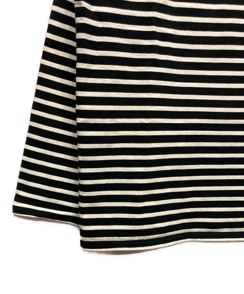 MARKA（マーカ）MARKA (マーカ) バスクシャツ ホワイト×ブラック サイズ:1の古着・服飾アイテム