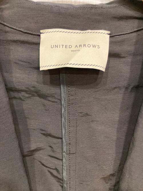 UNITED ARROWS（ユナイテッドアローズ）UNITED ARROWS (ユナイテッドアローズ) スプリングコート ブラック サイズ:Sの古着・服飾アイテム