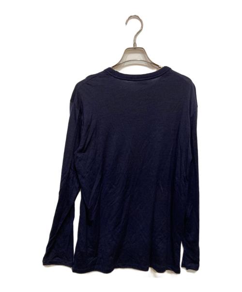 Icebreaker（アイスブレーカー）Icebreaker (アイスブレーカー) 150 ロングスリーブ ポケット ティー ネイビー サイズ:Ｍの古着・服飾アイテム