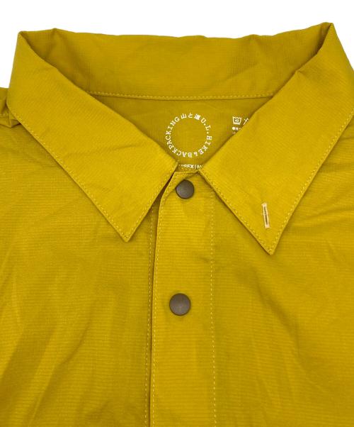山と道（ヤマトミチ）山と道 (ヤマトミチ) UL shirt イエロー サイズ:Ｍの古着・服飾アイテム