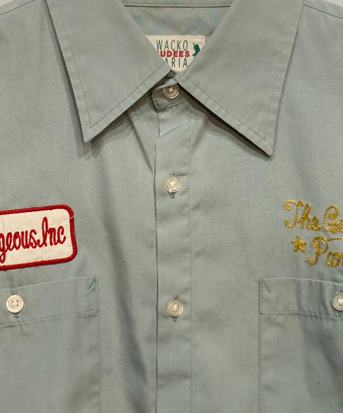 WACKO MARIA（ワコマリア）WACKO MARIA (ワコマリア) ワークシャツ グリーン サイズ:Sの古着・服飾アイテム