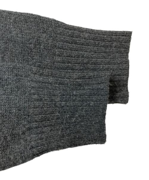anuke（アンヌーク）anuke (アンヌーク) Wool Polo Knit グレー サイズ:FREEの古着・服飾アイテム