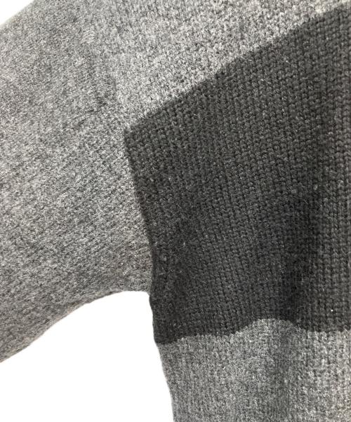anuke（アンヌーク）anuke (アンヌーク) Wool Polo Knit グレー サイズ:FREEの古着・服飾アイテム