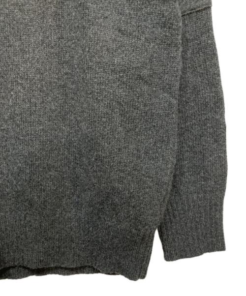 anuke（アンヌーク）anuke (アンヌーク) Wool Polo Knit グレー サイズ:FREEの古着・服飾アイテム