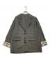 loin nuit（ロワンニュイ）の古着「loin nuit nuance button lace jacket」｜グレー