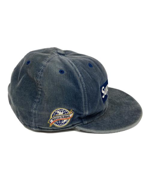 New Era（ニューエラ）New Era (ニューエラ) Corduroy Box Logo Cap ネイビーの古着・服飾アイテム