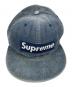 中古・古着 New Era (ニューエラ) Corduroy Box Logo Cap ネイビー：6000円
