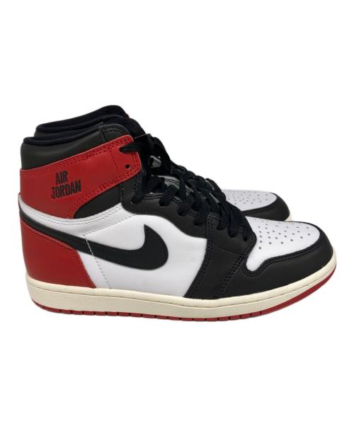 NIKE（ナイキ）NIKE (ナイキ) AIR JORDAN 1 RETRO HIGH OG ブラック×レッド サイズ:26.5ｃｍ 未使用品の古着・服飾アイテム