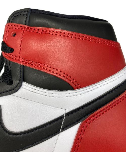 NIKE（ナイキ）NIKE (ナイキ) AIR JORDAN 1 RETRO HIGH OG ブラック×レッド サイズ:26.5ｃｍ 未使用品の古着・服飾アイテム