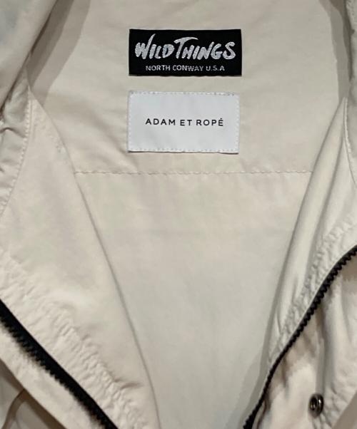 WILD THINGS（ワイルドシングス）WILD THINGS (ワイルドシングス) Adam et Rope (アダム エ ロペ) マウンテンパーカー ベージュ サイズ:Fの古着・服飾アイテム