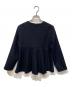 Demi-Luxe Beams (デミルクス ビームス) ストレッチツイードブラウス ネイビー サイズ:38：5000円