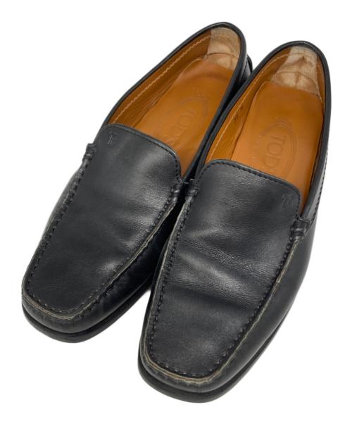 TOD'S（トッズ）TOD'S (トッズ) ドライビングシューズ ブラック サイズ:361/2の古着・服飾アイテム