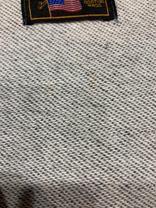 VANSON（バンソン）VANSON (バンソン) ボーンプリントジップパーカー グレー サイズ:Ｍの古着・服飾アイテム
