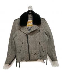 PERFECTO by Schott×NEIGHBORHOOD（パーフェクト バイ ショット×ネイバーフッド）の古着「ライダースジャケット」｜グレー