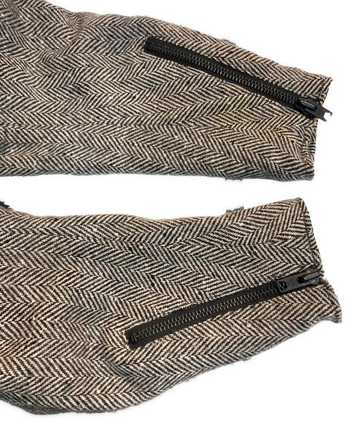 PERFECTO by Schott（パーフェクト バイ ショット）PERFECTO by Schott (パーフェクト バイ ショット) NEIGHBORHOOD (ネイバーフッド) ライダースジャケット グレー サイズ:36の古着・服飾アイテム
