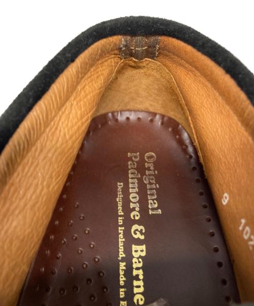 PADMORE&BARNES（パドモアアンドバーンズ）PADMORE&BARNES (パドモアアンドバーンズ) ワラビーシューズ ブラック サイズ:9の古着・服飾アイテム
