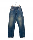 6(ROKU) BEAUTY&YOUTHロク ビューティーアンドユース）の古着「HI WAIST DENIM」｜ブルー