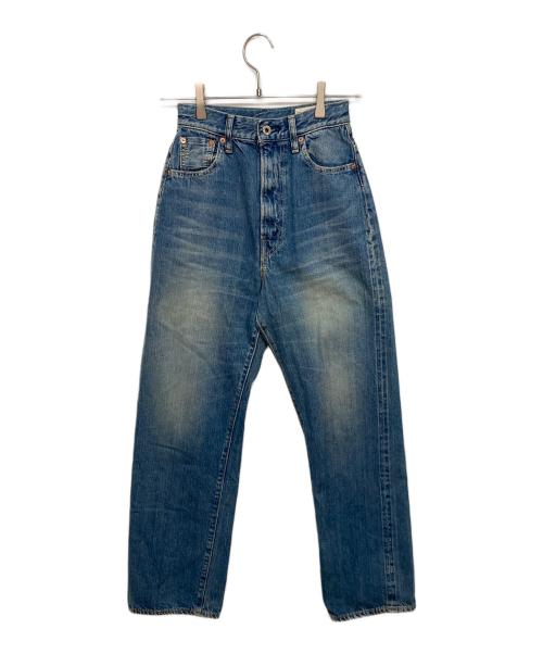 6(ROKU) BEAUTY&YOUTH（ロク ビューティーアンドユース）6(ROKU) BEAUTY&YOUTH (ロク ビューティーアンドユース) HI WAIST DENIM ブルー サイズ:24の古着・服飾アイテム
