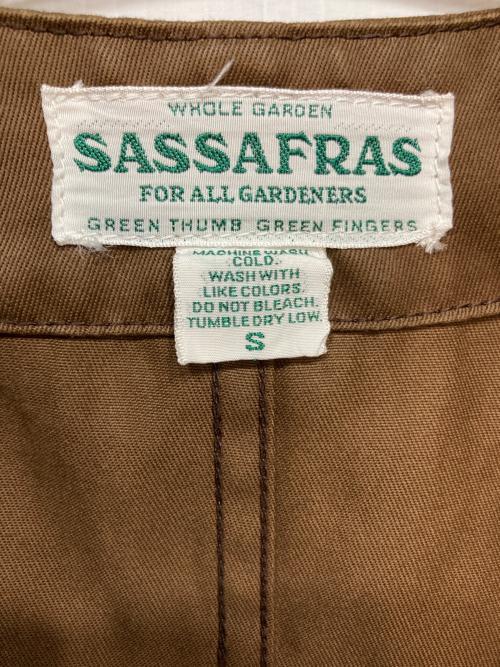 SASSAFRAS（ササフラス）SASSAFRAS (ササフラス) Landscaper Vest ブラウン サイズ:Sの古着・服飾アイテム