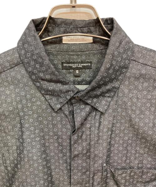 Engineered Garments（エンジニアド ガーメンツ）Engineered Garments (エンジニアド ガーメンツ) ラウンドカラーシャツ ネイビー サイズ:Sの古着・服飾アイテム