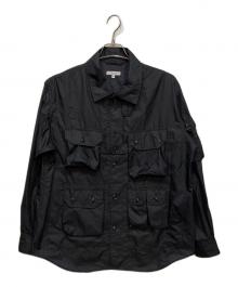 Engineered Garments（エンジニアド ガーメンツ）の古着「Explorer Shirt Jacket-Flight Satin Nylon」｜ブラック