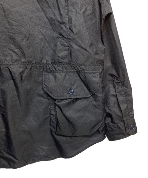 Engineered Garments（エンジニアド ガーメンツ）Engineered Garments (エンジニアド ガーメンツ) Explorer Shirt Jacket-Flight Satin Nylon ブラック サイズ:Ｍの古着・服飾アイテム