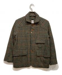 CORONA×Harris Tweed（コロナ×ハリスツイード）の古着「HARRIS TWEED GAME JACKET」｜ブラウン