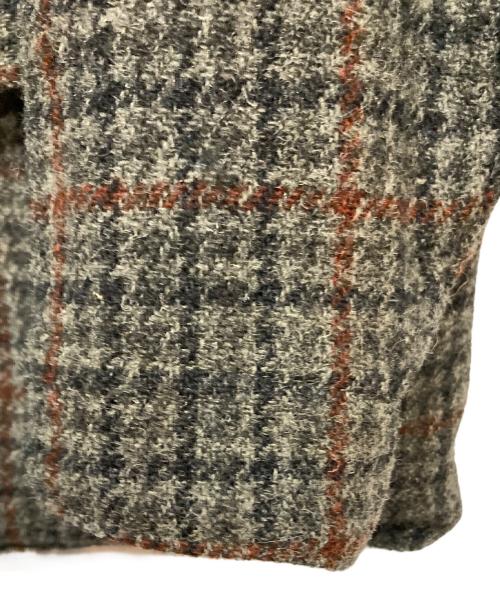 CORONA（コロナ）CORONA (コロナ) Harris Tweed (ハリスツイード) HARRIS TWEED GAME JACKET ブラウン サイズ:Sの古着・服飾アイテム