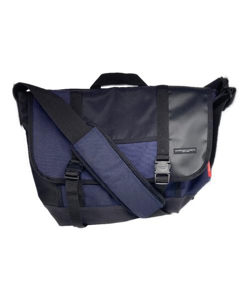 Engineered Garments（エンジニアド ガーメンツ）Engineered Garments Manhattan Portage (マンハッタンポーテージ) Pilgrim Surf+Supply (ピルグリム サーフサプライ) トリプルコラボ メッセンジャーバッグ ネイビーの古着・服飾アイテム