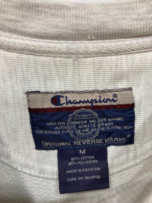 Champion REVERSE WEAVE（チャンピオン リバース ウィーブ）Champion REVERSE WEAVE (チャンピオン リバース ウィーブ) 00ｓリバースウィーブスウェット グレー サイズ:Ｍの古着・服飾アイテム