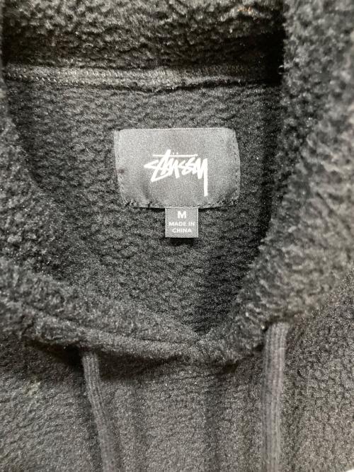 stussy（ステューシー）stussy (ステューシー) BROUSON POLAR FLEECE HOOD ブラック サイズ:Ｍの古着・服飾アイテム