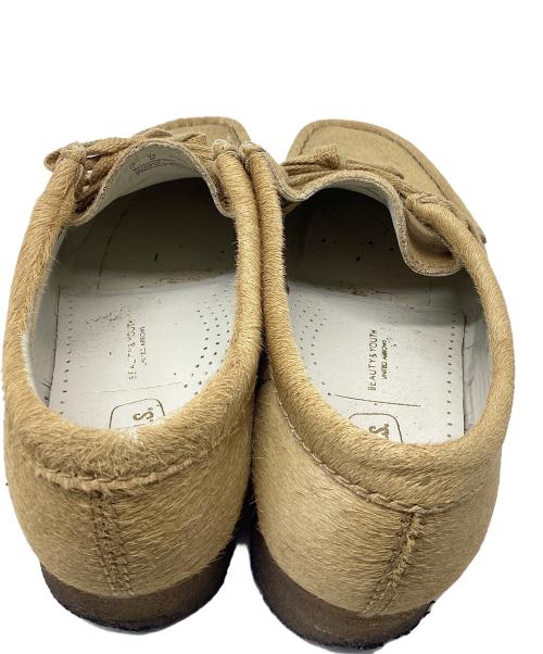 CLARKS（クラークス）CLARKS (クラークス) BEAUTY&YOUTH (ビューティーアンドユース) ワラビーシューズ ベージュ サイズ:25.5ｃｍの古着・服飾アイテム