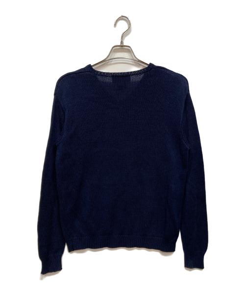 POLO SPORT（ポロスポーツ）POLO SPORT (ポロスポーツ) コットン星条旗ニット ネイビー サイズ:Lの古着・服飾アイテム
