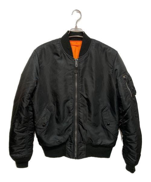 ALPHA（アルファ）ALPHA (アルファ) MA-1ジャケット ブラック サイズ:XLの古着・服飾アイテム