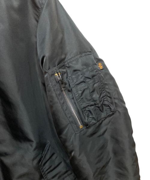 ALPHA（アルファ）ALPHA (アルファ) MA-1ジャケット ブラック サイズ:XLの古着・服飾アイテム