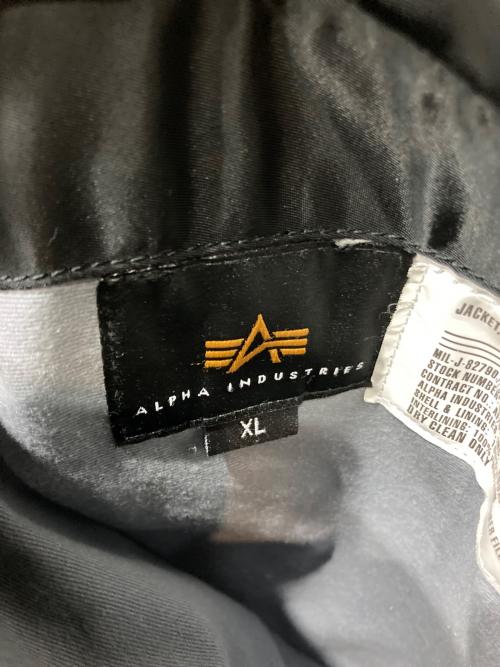 ALPHA（アルファ）ALPHA (アルファ) MA-1ジャケット ブラック サイズ:XLの古着・服飾アイテム