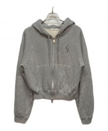 CLANE（クラネ）の古着「CLANE LOGO COMPACT ZIP UP HOODIE」｜グレー