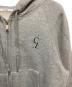 中古・古着 CLANE (クラネ) CLANE LOGO COMPACT ZIP UP HOODIE グレー サイズ:1：7000円